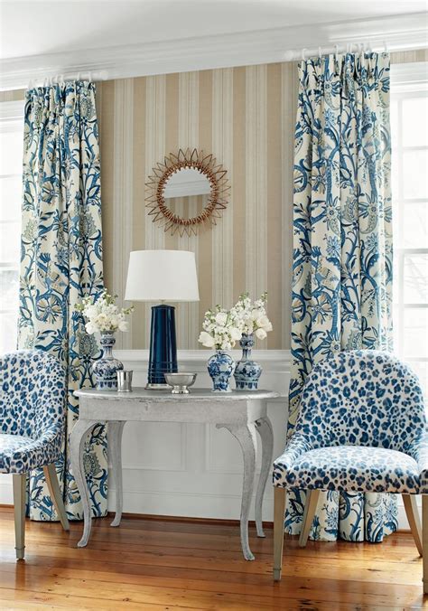 Thibaut Inspiration Deck Stripe Peacock Garden From Bridgehampton