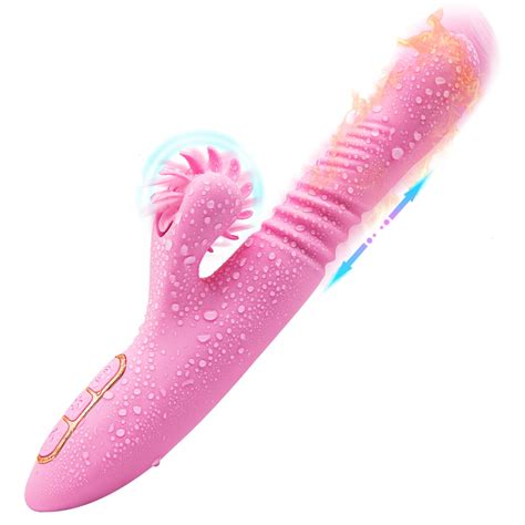 Thrusting And Licking Rabbit Vibrator Vibrator 7 Powerful Frequency