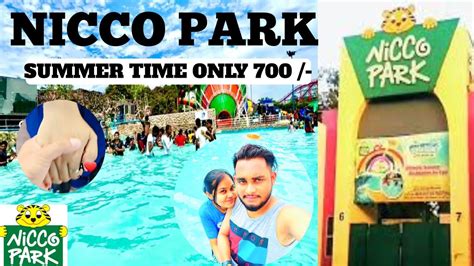 Nicco Park Nicco Park Kolkata All Rides Water Park Summer Time