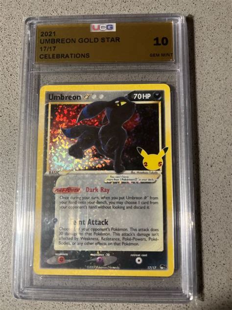 The Pok Mon Company Pok Mon Graded Card Umbreon Gold Catawiki