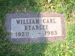 William Carl Headlee M Morial Find A Grave