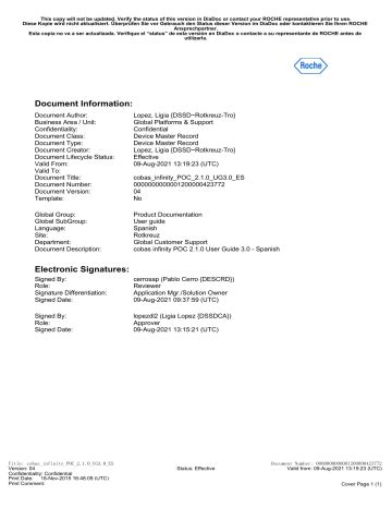 Roche Cobas Infinity Poc Gu A Del Usuario Manualzz