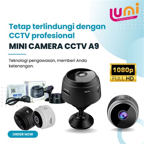 Jual Cctv Wireless A9 Mini Smart Camera Wifi Hd 1080p Micro V380 Kamera