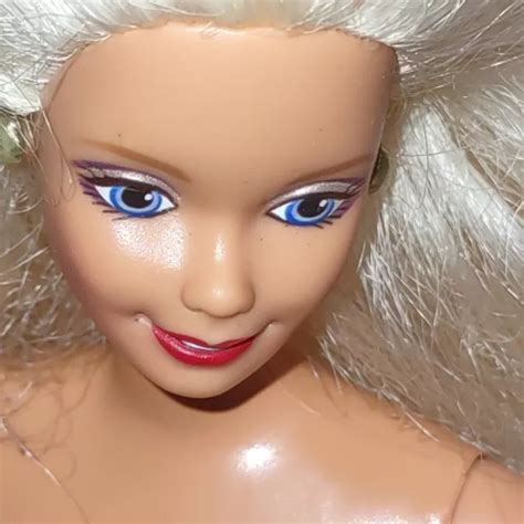 Mattel Barbie Caucasian Blonde Hair Blue Eyes Nude Doll Bhble1 D1 Eur