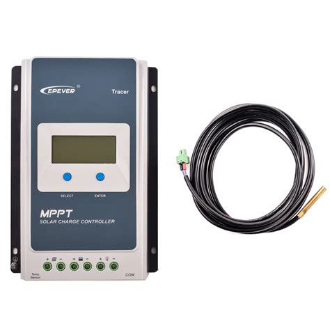 Controlador De Carga Solar Mppt A V V Lcd Diaplay Tracer A