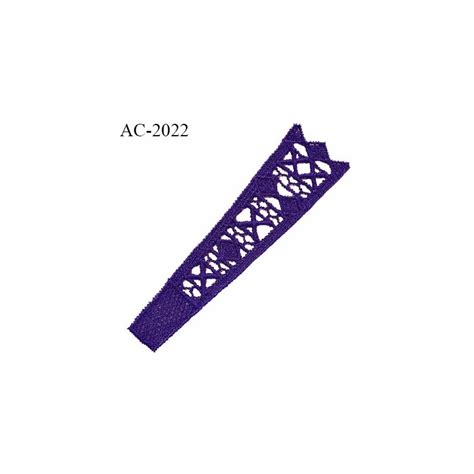 Guipure D Cor Ornement Sp Cial Lingerie Haut De Gamme Motif Coudre Couleur Violet Iris