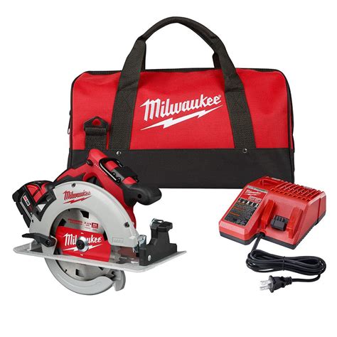 M18 18-Volt Cordless 7-1/4 in. Circular Saw Kit w/ Batt,Charger,Case ...