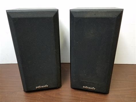 Vintage Polk Audio Monitor Series 2 Bookshelf Stereo Speakers Reverb