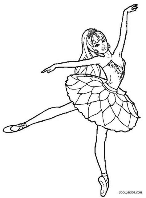 Dibujo de Ballet para colorear Páginas para imprimir gratis