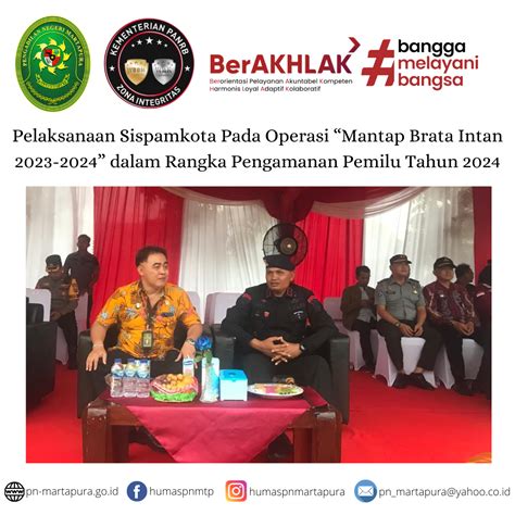 Sispamkota Pada Operasi Mantap Brata Intan 2023 2024 Dalam Rangka