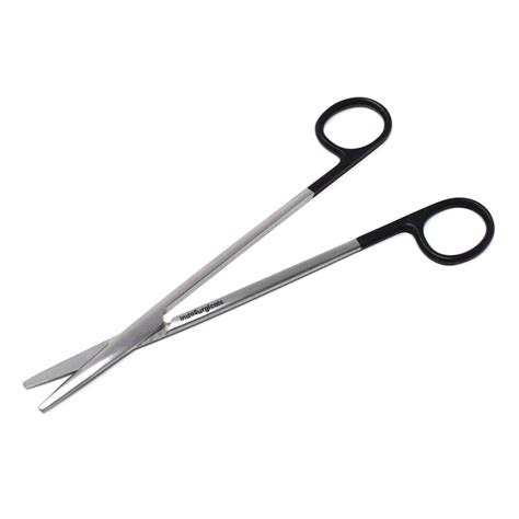 Indosurgicals Supercut Metzenbaum Scissor Straight With Black Handle