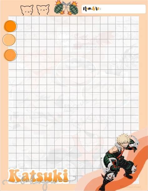 Bakugo Katsuki En Notas Bonitas Imprimibles Notas The Best Porn Website