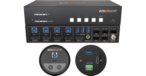 Bzbgear K Uhd X Hdmi Usb Kvm Switcher