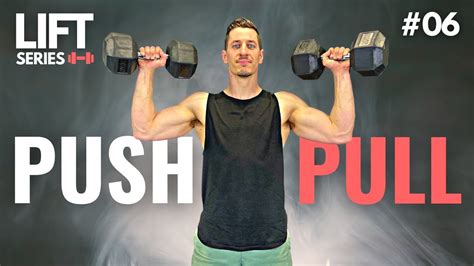 30 Minute PUSH PULL SUPERSET PAIRS DUMBBELL WORKOUT Follow Along