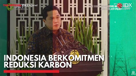 Indonesia Berkomitmen Reduksi Karbon IDX CHANNEL YouTube