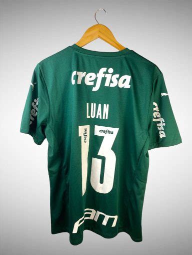 Palmeiras 2021 Primeira Camisa Tam Gg N 13 Luan Brechó do Futebol