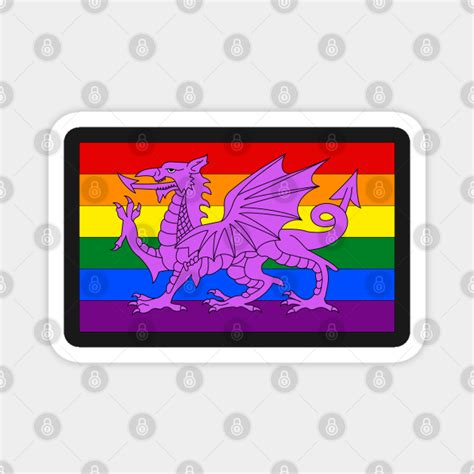 Wales Lgbtq Pride Flag V2 Wales Magnet Teepublic