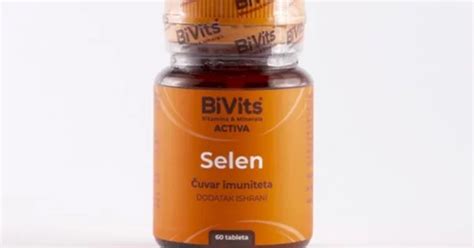 Bivits Activa Selen 60 Tablets Nutrition Of Athletes Online