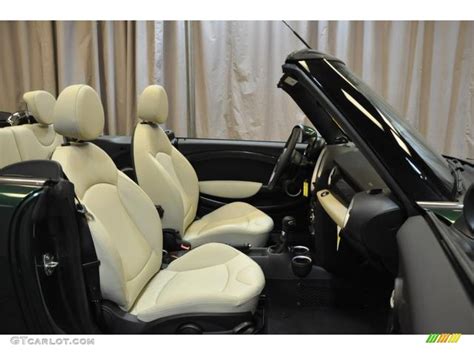 Gravity Polar Beige Leather Interior 2014 Mini Cooper S Convertible