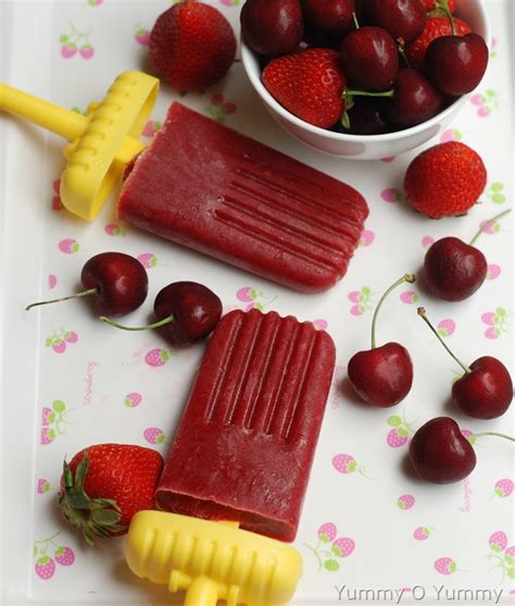 Fresh fruit Popsicles | Yummy O Yummy