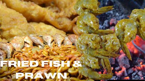 Fry Fish And Grilled Prawn Burns Road Street Food Of Karachi Winter