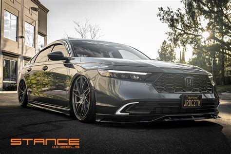 Honda Accord Sf Brushed Dual Gunmetal Stance Wheels