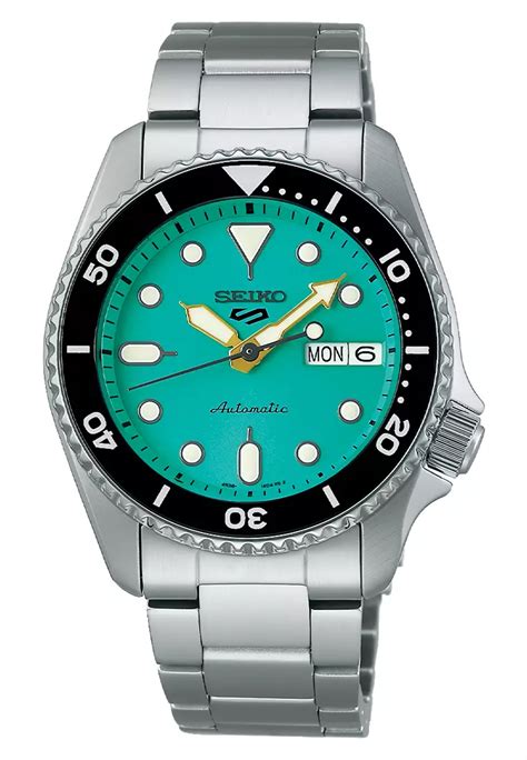 Jual Seiko Seiko Automatic Jam Tangan Pria Silver Green Stainless