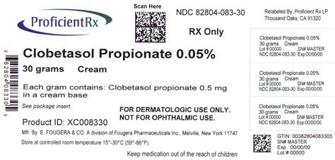 Clobetasol Propionate Proficient Rx Lp Fda Package Insert