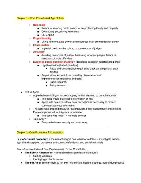 Crim Procedure Midterm Study Guide Chapter Crim Procedure Age