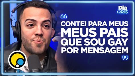 Lucas Rangel conta que estava em avião quando contou para família sua