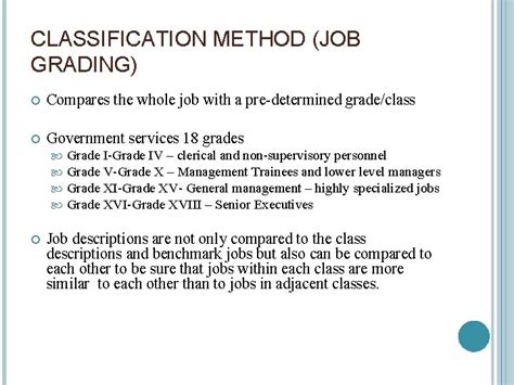 Job Evaluation Chapter 6 Major Decisions In Job