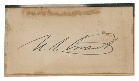 U. S. Grant Signature | RR Auction