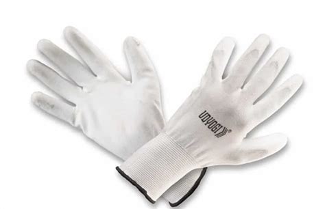 Udyogi NPU 13 Gauge Nylon Liner Pu Palm Coated Hand Gloves Size