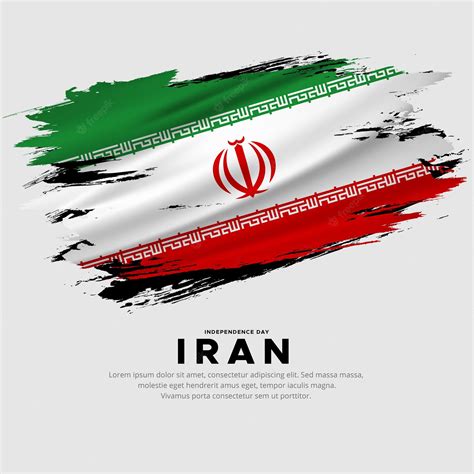 Premium Vector New Design Of Iran Independence Day Vector Iran Flag