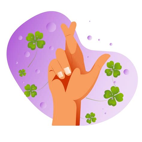 Premium Vector Fingers Crossed Emoji Color Icon Luck Lie