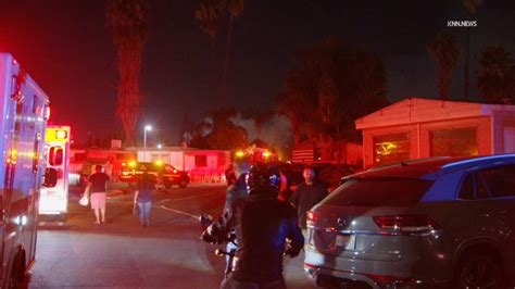 Active Structure Fire Incident Reported In Winnetka Los Angeles Los