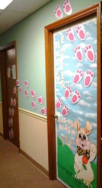 My Easter Classroom Door Picture 2my Classroom Has 2 Doors But Only