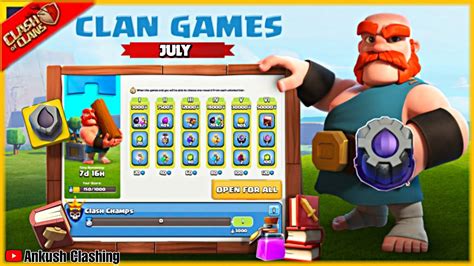 Clan Games Rewards In July 2022 In Clash Of Clans July 22 28 Full