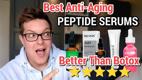 Top 5 Peptide Serums Better Than Botox Maximum Anti Aging Youtube