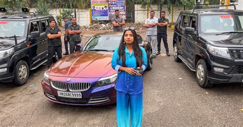 20 Year Old Delhi Girl Drives Around In A Bmw Z4 With Mahindra Boleros