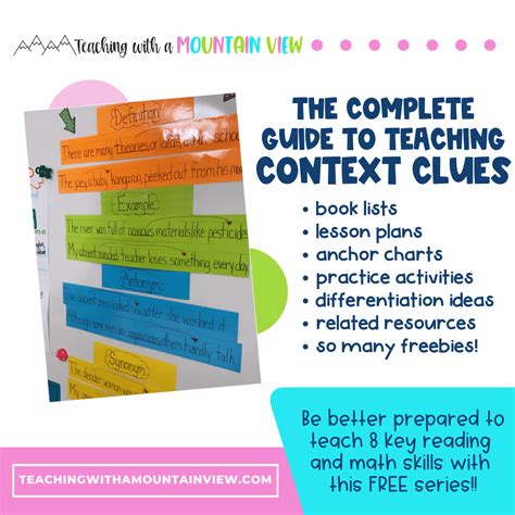 5 Fun Context Clues Activities Your Third Graders Will Love Worksheets Library