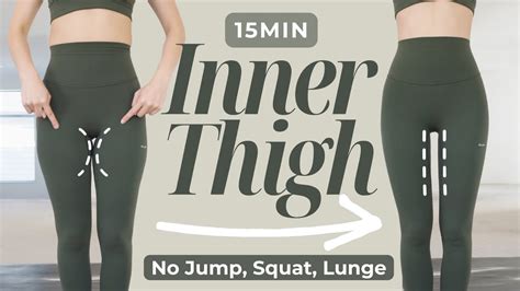 15min Inner Thighs Fat Burner No Jump Squat Lunge Get Thigh Gap And Burn Extra Thighs Fat