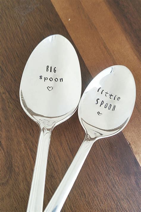 Big Spoon Little Spoon / Couple's Gift / Anniversary Gift | Etsy