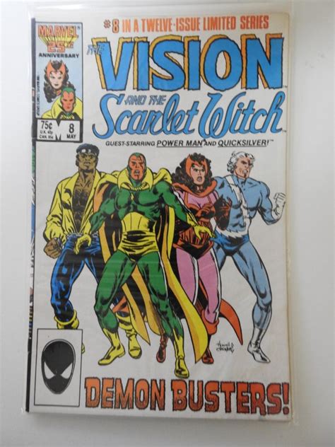 The Vision And The Scarlet Witch 8 Direct Edition 1986 Comic Books