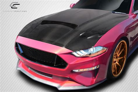 Hood Body Kit For 2019 Ford Mustang 0 2018 2019 Ford Mustang Carbon