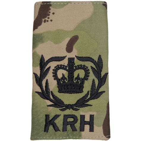 WO2 RQMS KRH King S Royal Hussars Warrant Officer Rank Badge