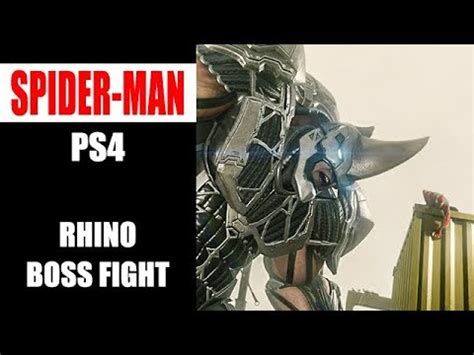 Spider Man PS4 How To Beat Rhino And Scorpion Boss Fight YouTube