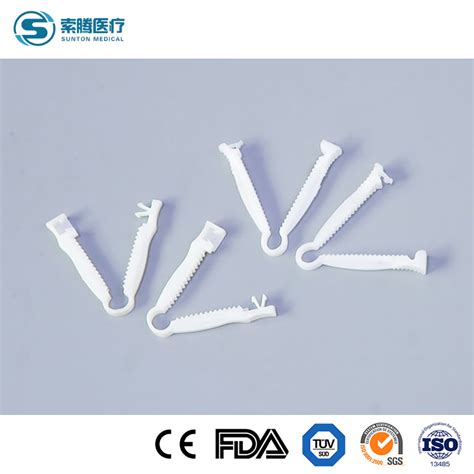 Sunton Surgical Sterilize Umbilical Cord Clamp China Disposable Medical