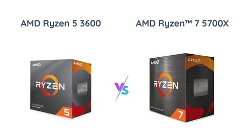 Amd Ryzen 5 3600 Vs Ryzen 7 5700x Which One Should You Buy Youtube