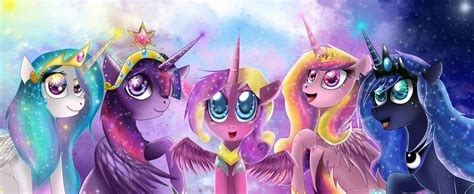 [MLP] Princesses. by MonotoneInkwell on DeviantArt